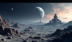 Mondbasis Geopolitik | Symbolbild KI-generiert © 2026 EMH AG JS by Flux